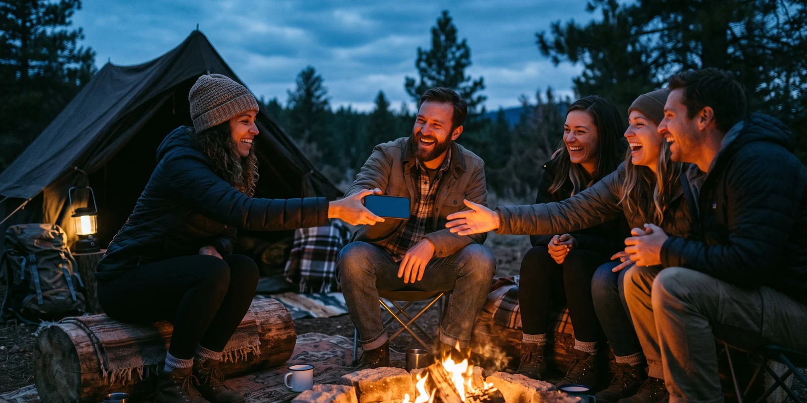 Camping Games for Adults: 11 Campfire Games You Can Play on One Phone (No Signal)