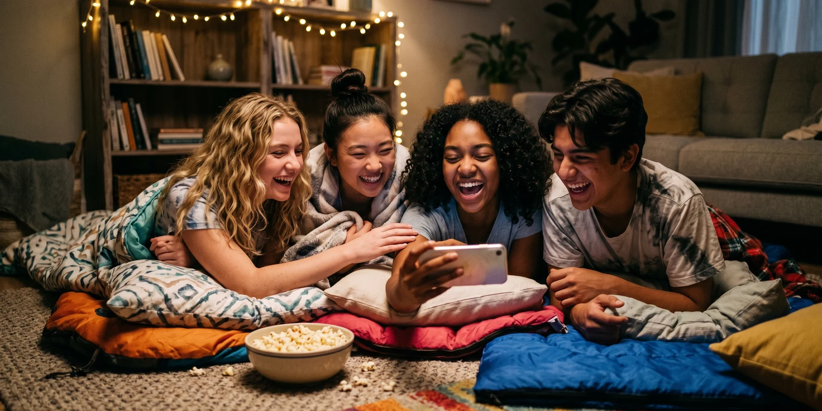 Sleepover Games for Teens That Need Just One Phone (No Wi-Fi, No Props) [2026]